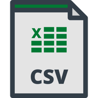 CSV file icon