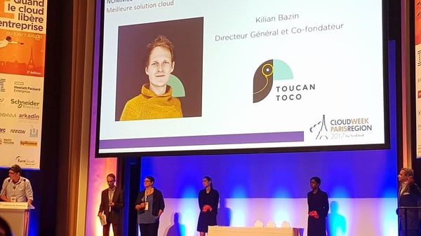 le trophée du cloud Toucan Toco kilian bazin directeur général