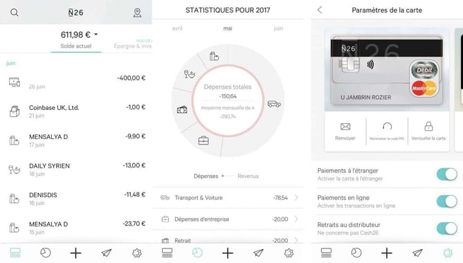 n26 banques analytics Toucan Toco dataviz data application