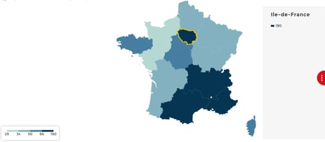 Map charts are e lesser used financial visualization tool but can be every effective to understand different territories