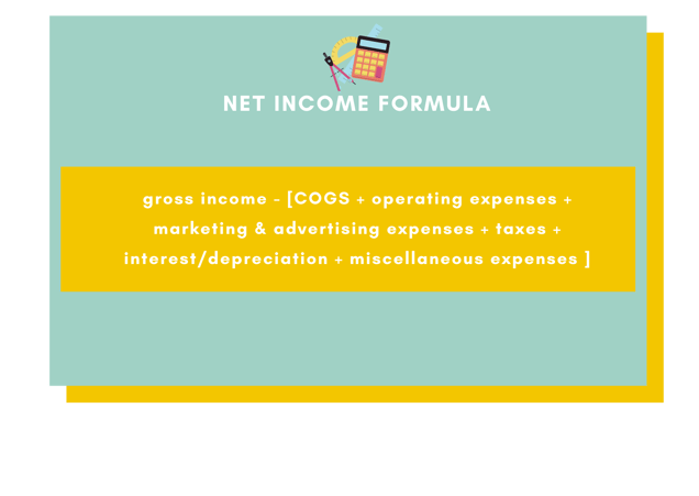 Net Income vs Net Revenue Formulas (1)