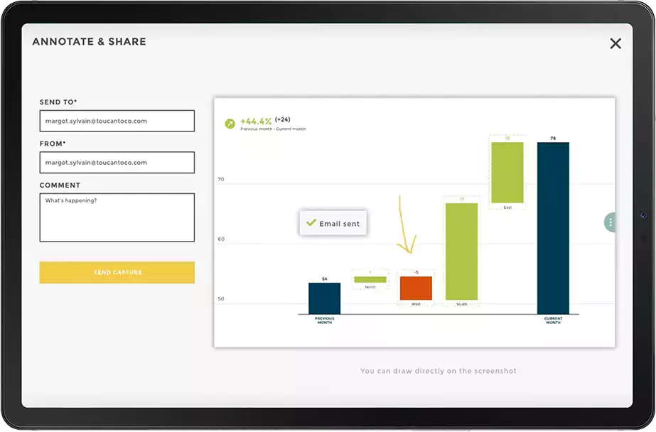 Toucan Product Targets Screen